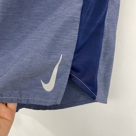 Nike Running Shorts Men's L Blue 7” Challenger 2-in-1 Brief Lined AJ7687-493 - Picture 2 of 12